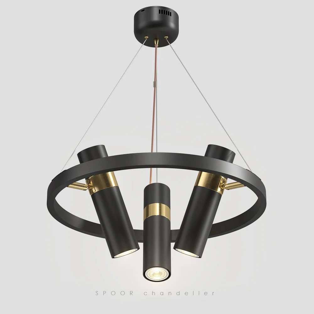 lampatron spoor 3 lamps 3D Model .c4d .max .obj .3ds .fbx .stl .blend 