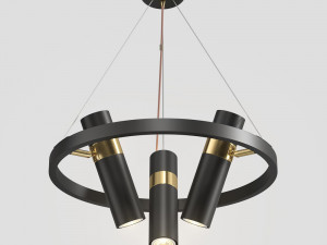 lampatron spoor 3 lamps 3D Model