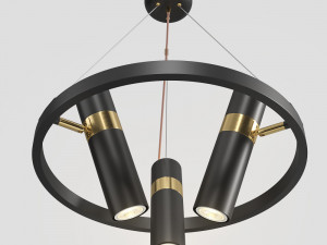 lampatron spoor 3 lamps Modelo 3D