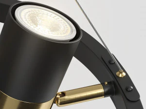 lampatron spoor 3 lamps 3D Model