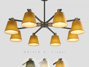 lampatron natura a 8 lamps 3D Model