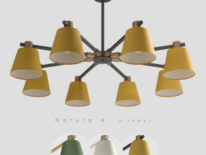 lampatron natura a 8 lamps Model 3D