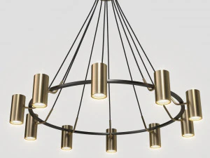 lampatron birliği 10 lamba 3D Model