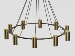 lampatron birliği 10 lamba 3D Model