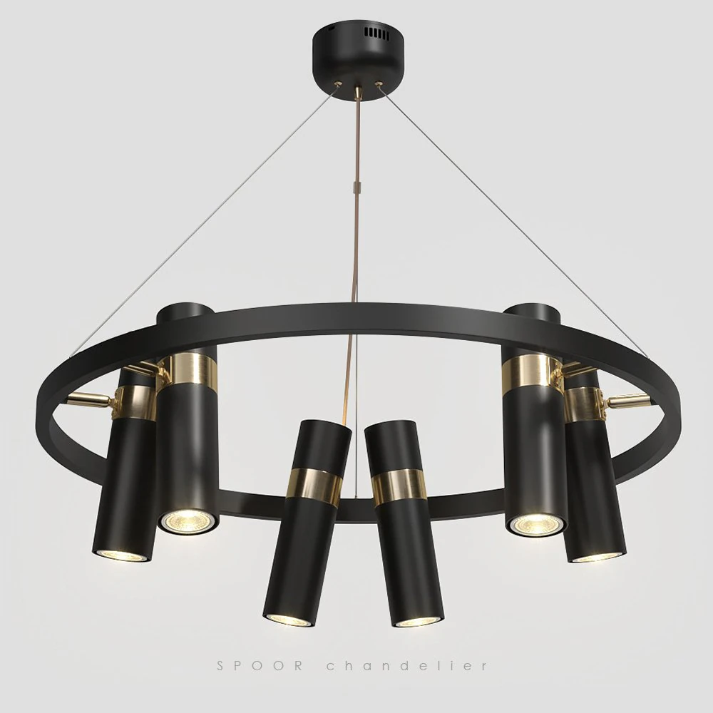 lampatron spoor 6 lamps 3D Model .c4d .max .obj .3ds .fbx .stl .blend 