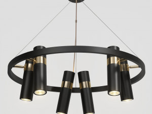 lampatron spoor 6 lamps 3D Model