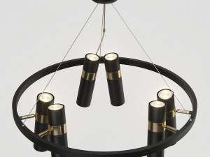 lampatron spoor 6 lamps 3D मॉडल