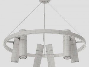 lampatron spoor 6 lamps 3D Model