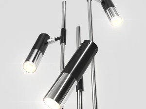 delightfull ike floor 3 lamps 3D Model