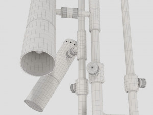 delightfull ike floor 3 lamps 3D 모델
