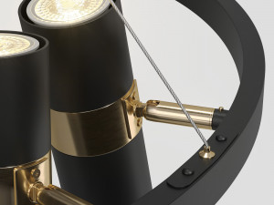 lampatron spoor 9 lamps Modelo 3D
