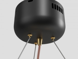 lampatron spoor 9 lamps Modelo 3D