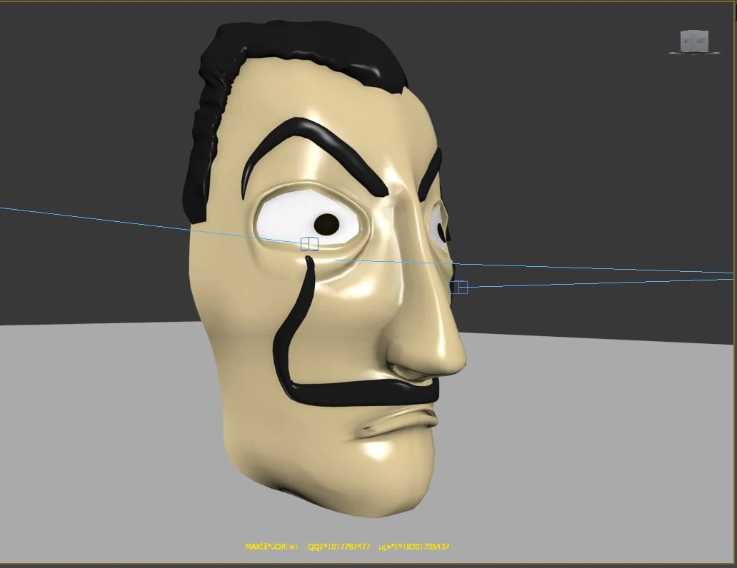 dali mask 3D Model .c4d .max .obj .3ds .fbx .stl .blend 