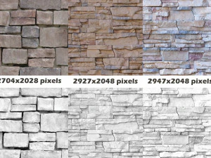 tekstura kamiennego muru CG Tekstury