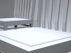 classic wooden kitchen chair Modèle 3D