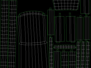 classic wooden kitchen chair 3D मॉडल