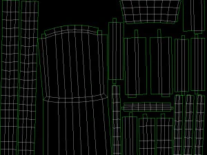 classic wooden kitchen chair 3D Model
