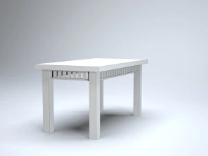 modern wooden table 3D Model