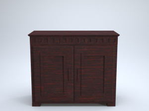 cabinet wood 3D 模型