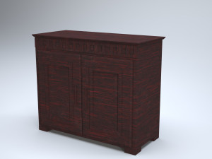 cabinet wood 3D 模型