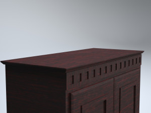 cabinet wood 3D 模型