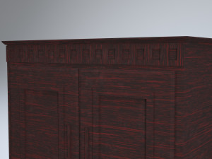 cabinet wood 3D 模型