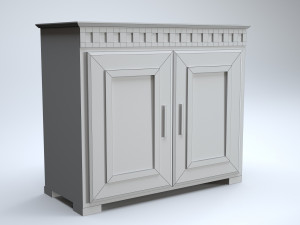 cabinet wood 3D 模型