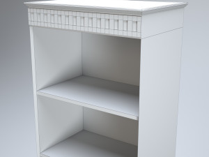 cabinet with shelfes wood 3D मॉडल