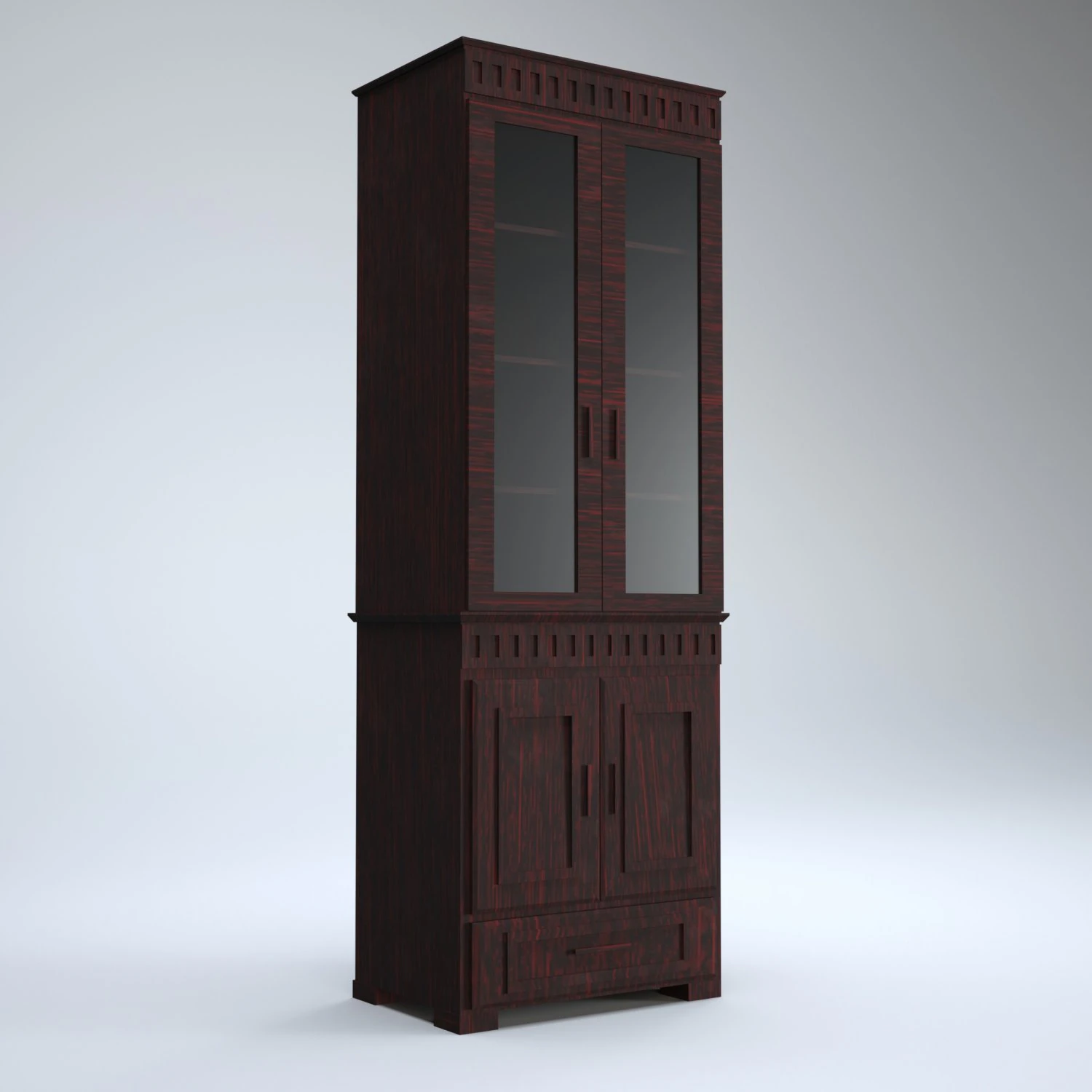 cabinet wood 3D Model .c4d .max .obj .3ds .fbx .stl .blend 
