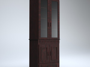 cabinet wood 3D 모델