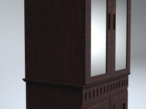 cabinet wood 3D 모델