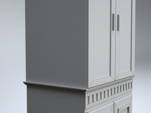 cabinet wood 3D 모델