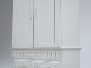 cabinet wood 3D 모델