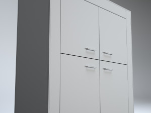 modern filing cabinet Model 3D