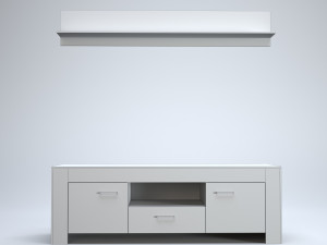 cabinet for tv 3D Model