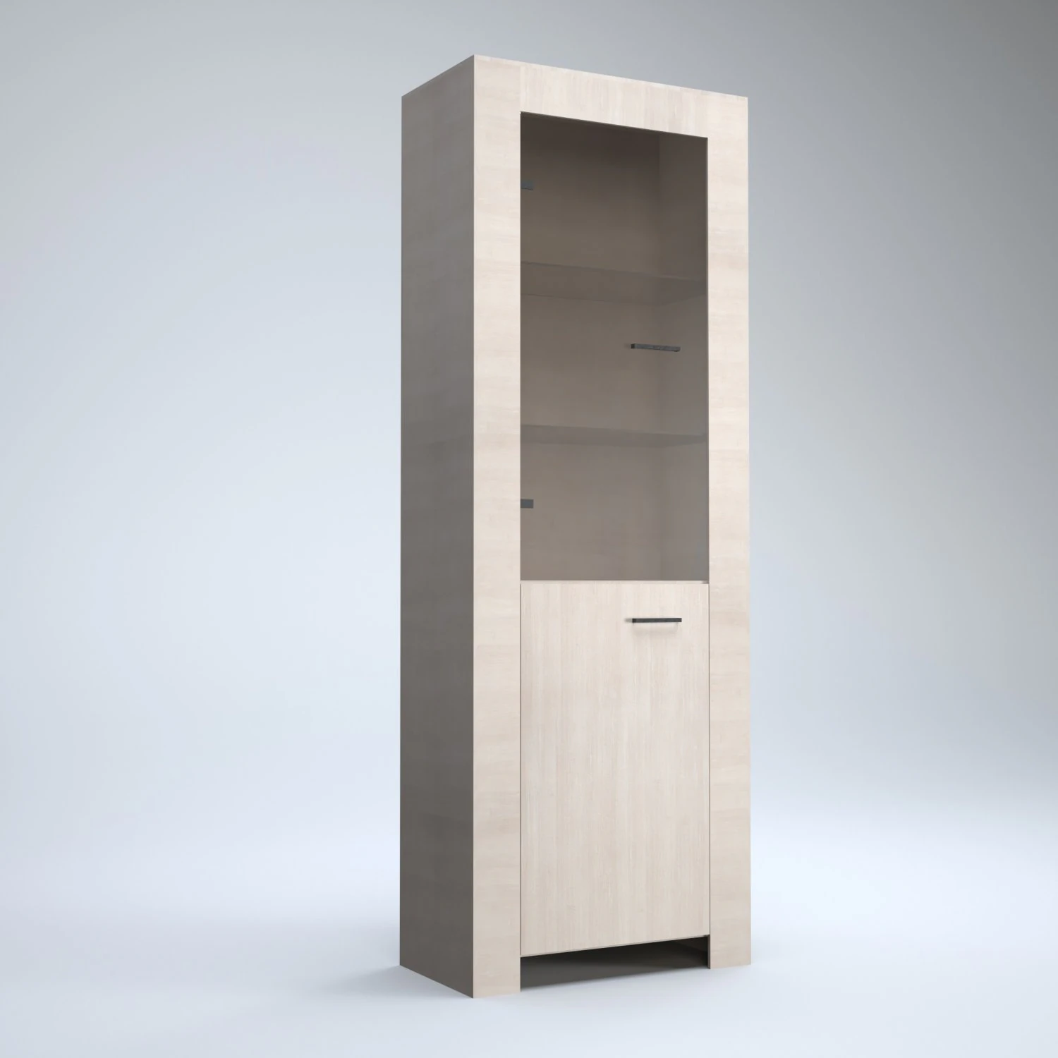 tall shelf cabinet 3D Model .c4d .max .obj .3ds .fbx .stl .blend 