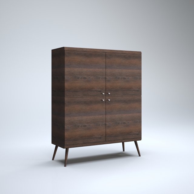 modern cabinet 3D Model .c4d .max .obj .3ds .fbx .stl .blend 