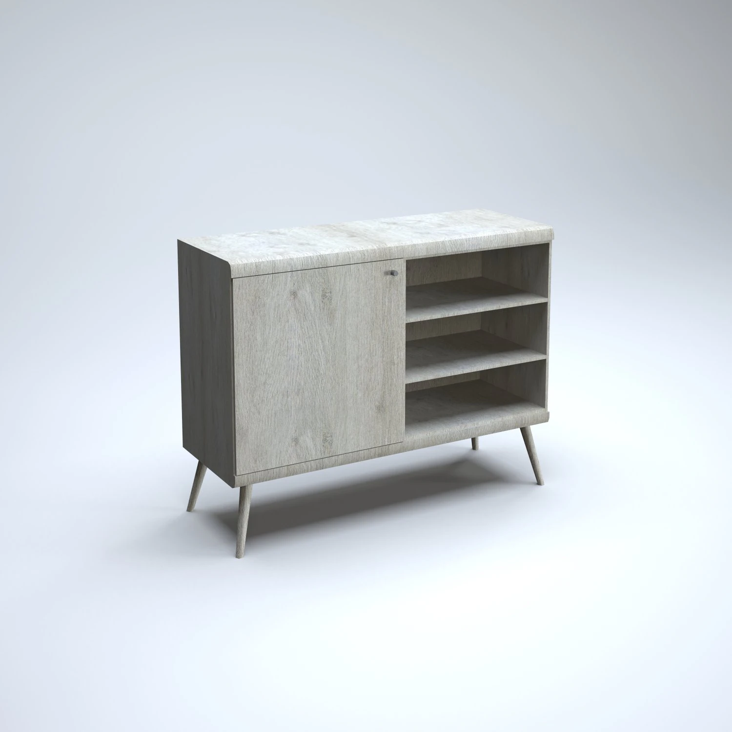 modern cabinet 3D Model .c4d .max .obj .3ds .fbx .stl .blend 