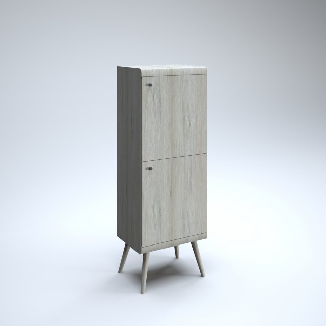 tall modern cabinet Modèle 3D .c4d .max .obj .3ds .fbx .stl .blend 