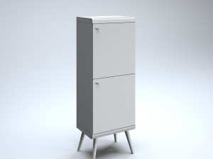 tall modern cabinet Modèle 3D