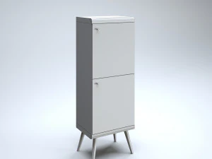 tall modern cabinet 3D Model