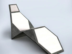 moderne zonnebank 3D Model