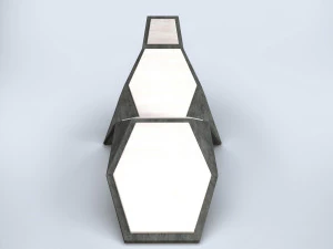 modern sunbed 3D Model