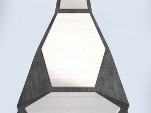 modern sunbed 3D 模型