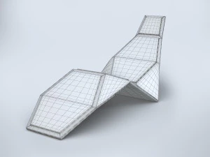 modern sunbed 3D Model