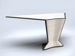 현대 테이블 3D 모델