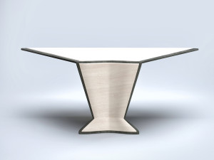 modern table Modelo 3D