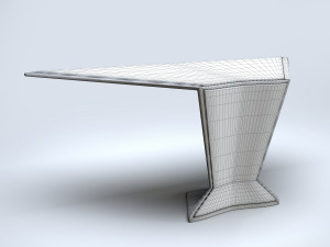 modern table Modelo 3D