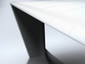 modern table Modelo 3D