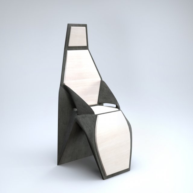 modern tall chair 3D 모델 .c4d .max .obj .3ds .fbx .stl .blend 